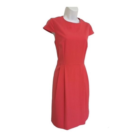 Marc New York peach coral  Sheath dress cap sleeve Size s - Picture 1 of 13